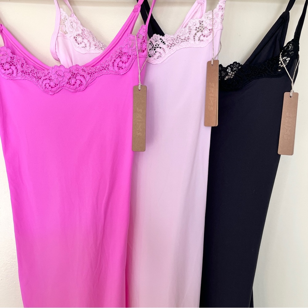 Skims fits everybody lace slip dress